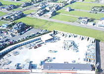 自社の土場(足場資材置き場)の写真