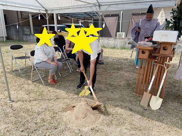地鎮祭を執り行いました！！