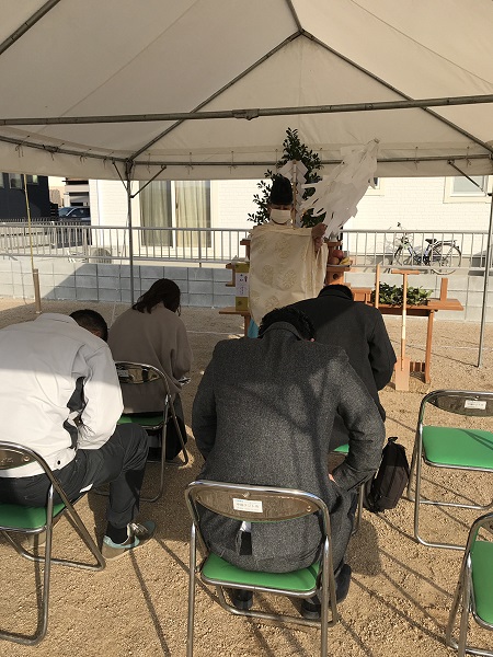 地鎮祭を執り行いました！