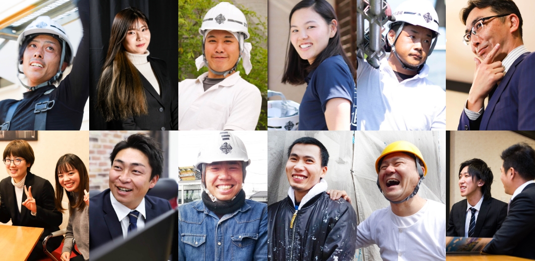 替え道場の職人・スタッフはみんな塗装のプロです！