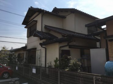 愛知県の外壁塗装工事の塗装後の全体写真