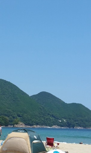 三重でも外壁塗装施工中