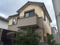 外壁塗装工事の施工後の写真