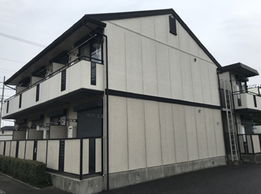愛知県の外愛知県名古屋市の壁塗装工事の施工前の写真