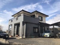 愛知県可児市の外壁塗装工事の塗装後の写真