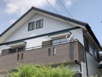 愛知県の外壁塗装工事の塗装後の写真
