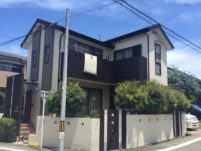 外壁塗装工事の塗装後の写真
