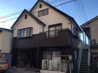 外壁塗装工事の施工後の写真