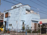 外壁塗装工事の塗装後の写真