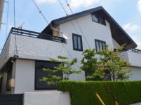 外壁塗装工事の施工後の写真
