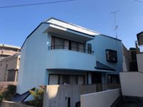 名古屋市の外壁塗装工事の塗装後の全体写真