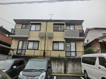 岐阜県可児市の外壁塗装工事の施工前の写真