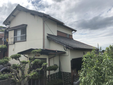 愛知県の外壁塗装工事の施工前の写真