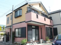名古屋市の外壁塗装工事の施工前の写真