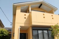 名古屋市の外壁塗装工事の塗装後の全体写真