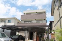 外壁塗装工事の塗装後の全体写真
