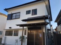 名古屋市の外壁塗装工事の塗装後の全体写真