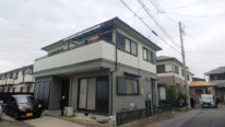 愛知県の外壁塗装工事の塗装後の全体写真