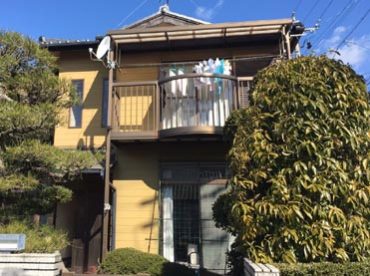 外壁塗装工事の施工前の写真