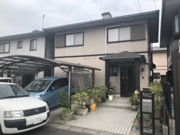 外壁塗装工事の施工前の写真