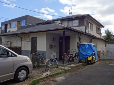 外壁塗装工事の施工前の写真