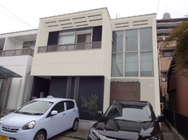 外壁塗装工事の施工前の写真