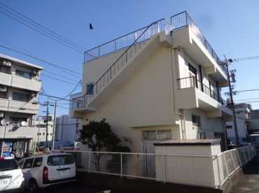 外壁塗装工事の施工前の写真