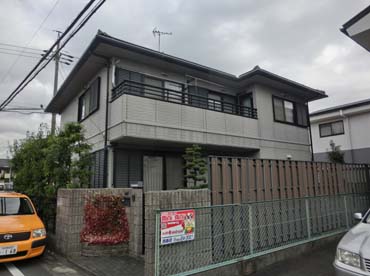 外壁塗装工事の施工前の写真
